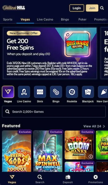 William Hill casino overview