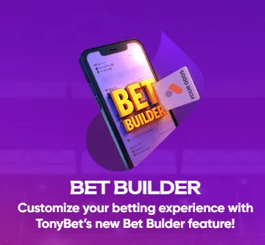 Reviewing TonyBet's special betting features - bet builder - Canada