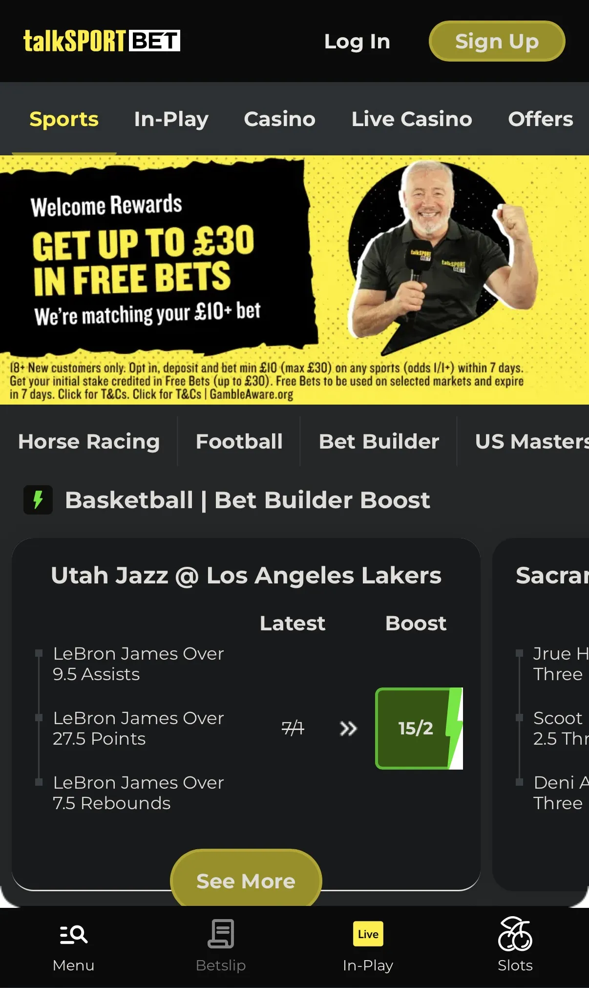 TalkSport Bet mobile screenshot 2026