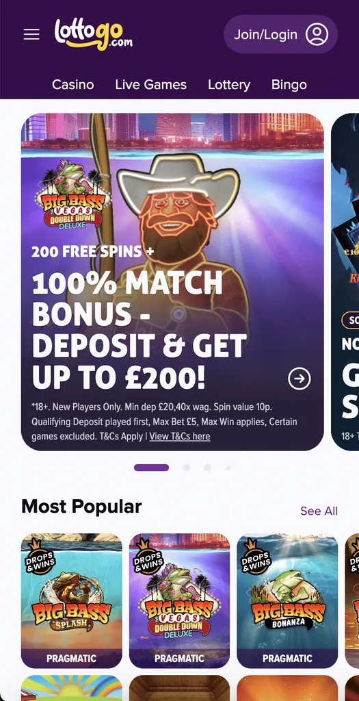 Lottogo sign up offer 2025