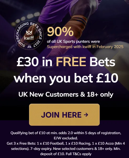 Kwiff Sports Welcome Offer 2