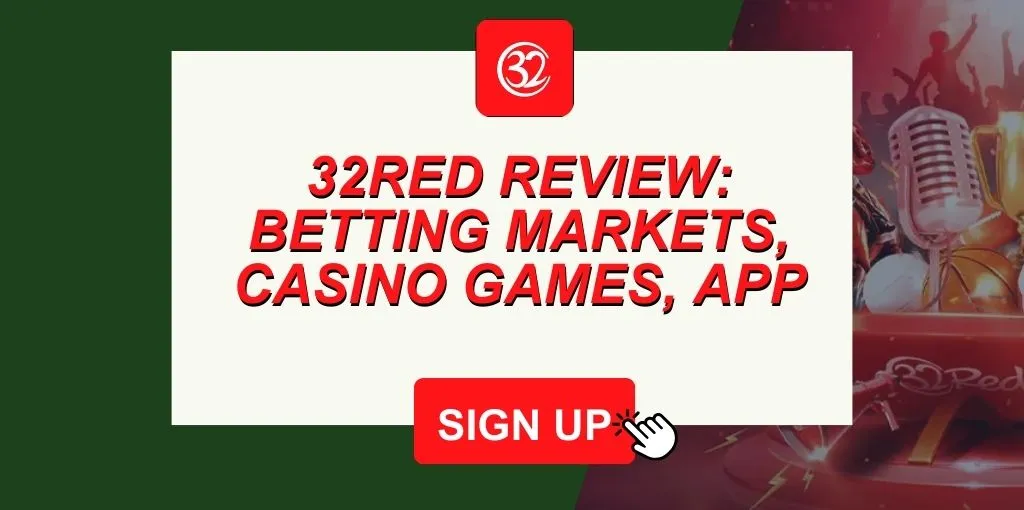 32Red review: 4.7-star rating + 5500 games + user experience