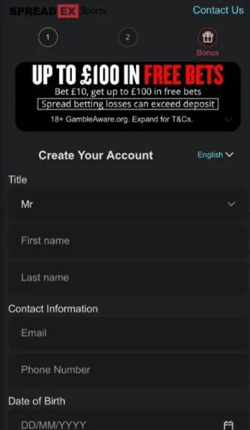 How to sign up and claim spreadex free bets