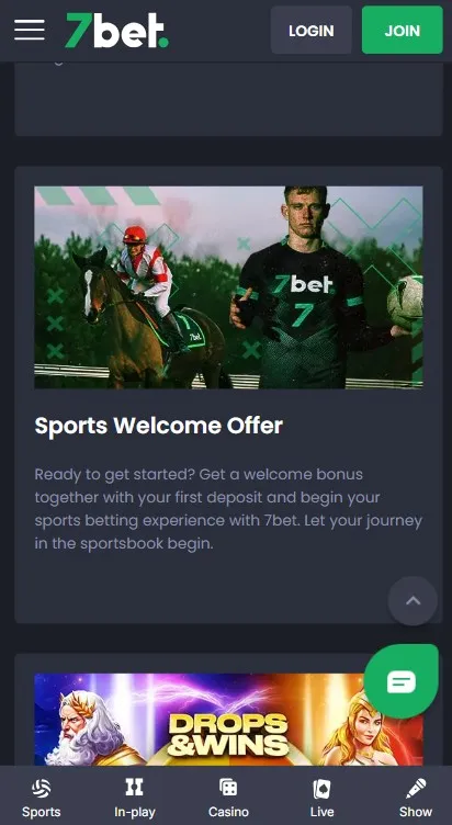 7bet review - sports welcome offer