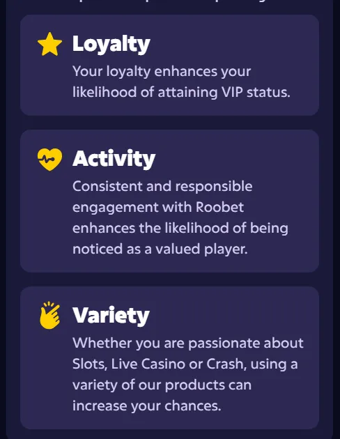 roobet vip rewards
