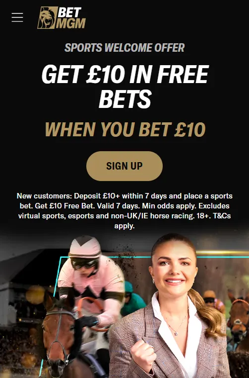 BetMGM Grand National sign up offer: Get £10 in free bets
