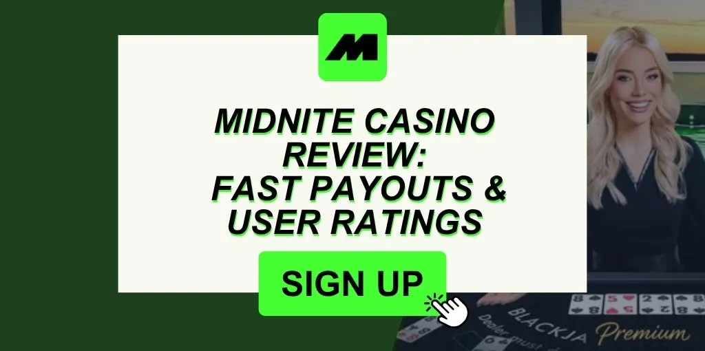 Midnite casino review (2026) | Fast payouts, games & player ratings