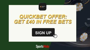 QuickBet sign up offer: Get £10 free bet or 100% up to £100 in July 2026