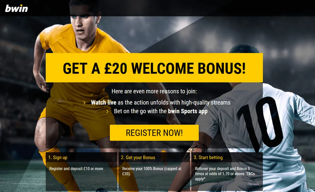 Bwin welcome bonus