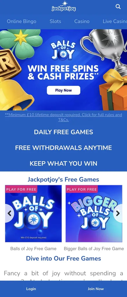 Jackpot joy promo code free games