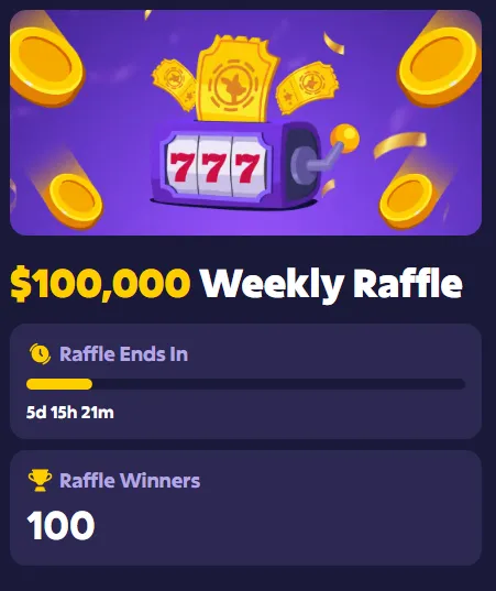roobet weekly raffle