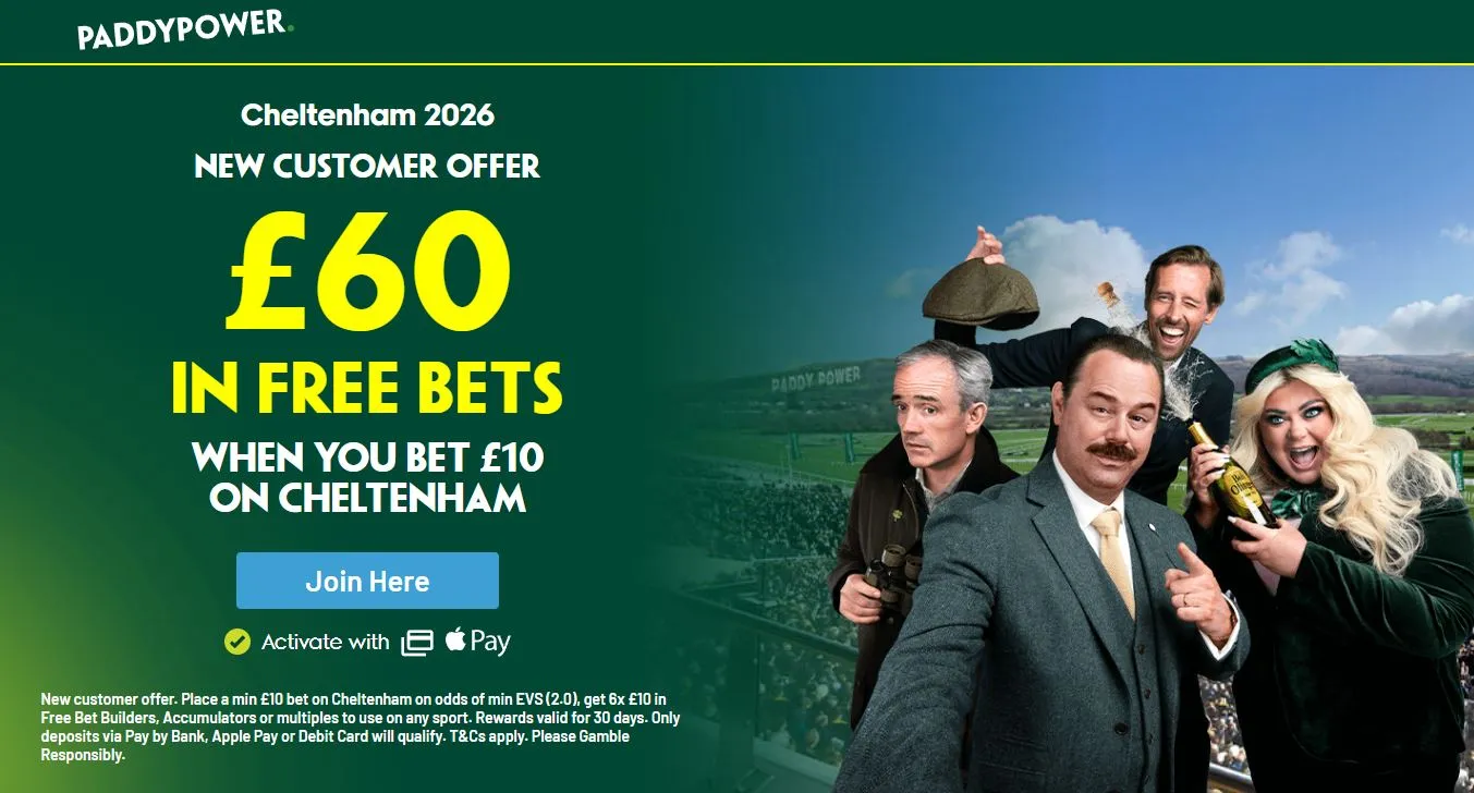 Paddy Power Cheltenham offers: Get 60/1 on the Arkle or Bet £10 Get £60