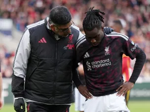 The seven-minute man: Frimpong's fleeting Liverpool cameo ends in injury