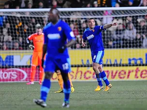 Deeney puts Watford ahead