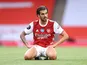 Dani Ceballos in action for Arsenal on July 26, 2020