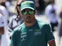 Fernando Alonso arrives at the Austrian GP on June 29, 2023