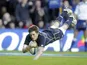 Scotland's Henry Pyrgos scores a try against South Africa on November 17, 2012