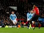 Manchester United forward Anthony Martial scored a penalty during the derby against Manchester City on November 11, 2018