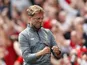 An understated Jurgen Klopp during the Premier League game between Liverpool and West Ham United on August 12, 2018