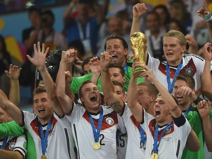 Germany's World Cup trophy damaged 