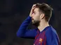 Gerard Pique in action for Barcelona on February 6, 2019