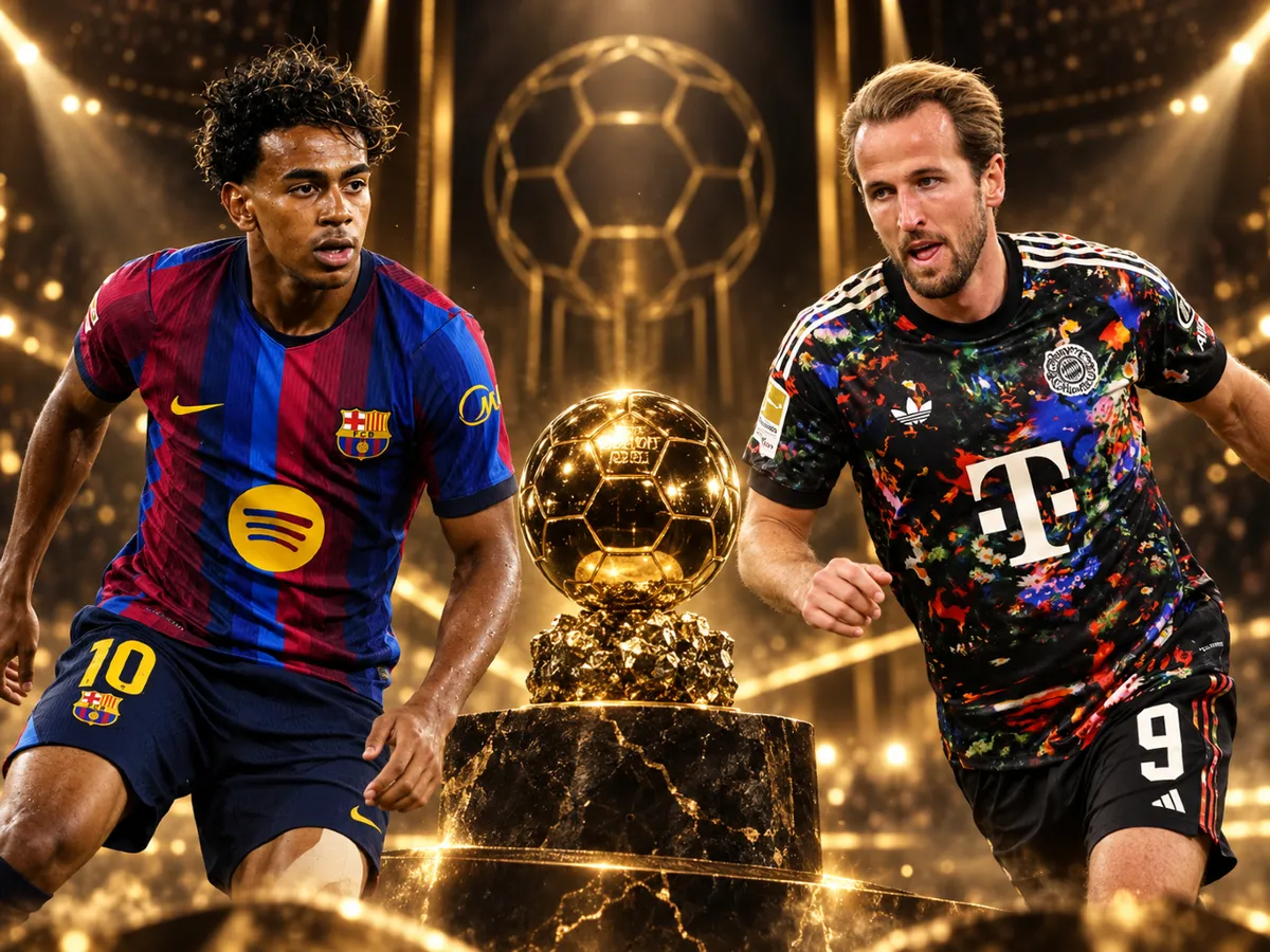 Lamine Yamal vs. Harry Kane: How many times has the top scorer won the Ballon d'Or?
