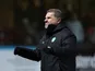 Celtic manager Ange Postecoglou celebrates after the match on March 14, 2022