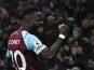 Burnley's Maxwel Cornet celebrates scoring their third goal, November 20, 2021