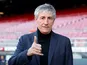 New Barcelona manager Quique Setien on January 14, 2020