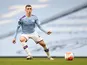 Phil Foden in action for Manchester City on July 15, 2020