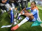 Didier Drogba with the Champions League trophy in 2012.