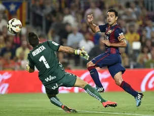 Xavi starts for Barcelona