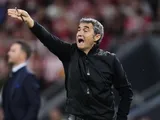 Athletic Bilbao manager Ernesto Valverde on April 17, 2025