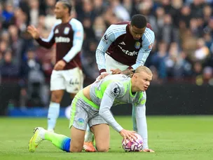 Erling Haaland's record vs. Aston Villa