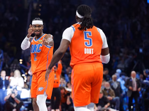 Thunder equal best start in history record