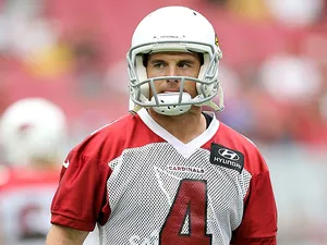 Arizona Cardinals' Jay Feely during training camp on July 26, 2013