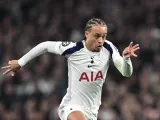 Xavi Simons of Tottenham Hotspur during his side's Champions League match against Copenhagen, on November 4, 2025