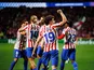 Atletico Madrid's Julian Alvarez celebrates scoring on April 29, 2026