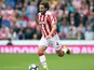 Stoke City midfielder Joe Allen runs with the ball during the Premier League clash with Tottenham Hotspur on September 10, 2016