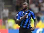Romelu Lukaku celebrates scoring for Inter Milan on August 26, 2019
