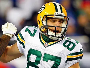 Green Bay Packers' Jordy Nelson in action against New York Giants on November 25, 2012