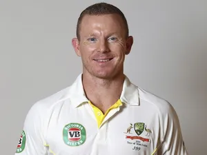 Chris Rogers poses during an Australia portrait session in May 2015