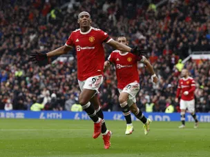 Anthony Martial's record vs. Everton