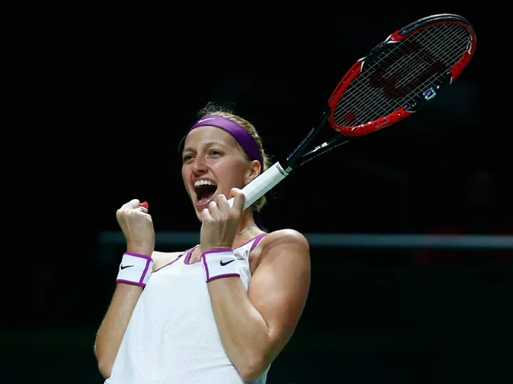 Kvitova sees off Sharapova to reach final