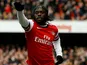 Gervinho celebrates scoring the opening goal against Reading on March 30, 2013