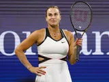 Aryna Sabalenka pictured at the US Open on August 31, 2025