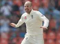 Jack Leach in action for England on November 17, 2018