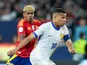 Kylian Mbappe (France) and Lamine Yamal (Spain) compete for the ball during the UEFA Nations League on June 5, 2025