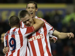 Shawcross puts Stoke ahead