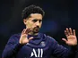 Marquinhos warms up for Paris Saint-Germain in November 2021